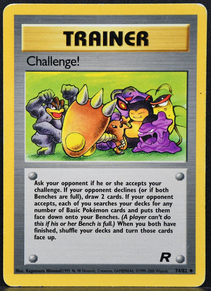 Pokemon TCG Challenge! 74/82 Team Rocket HP