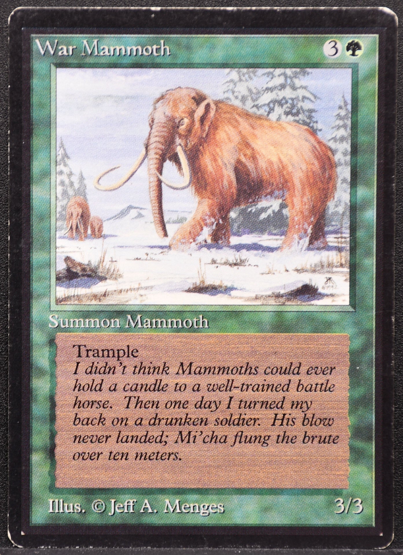 MTG War Mammoth Beta Edition HP