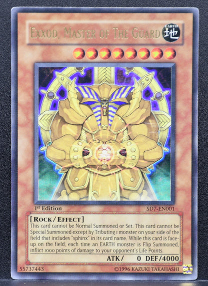 Yu-Gi-Oh Exxod, Master of the Guard SD7-EN001 MP Structure Deck 1st Edition