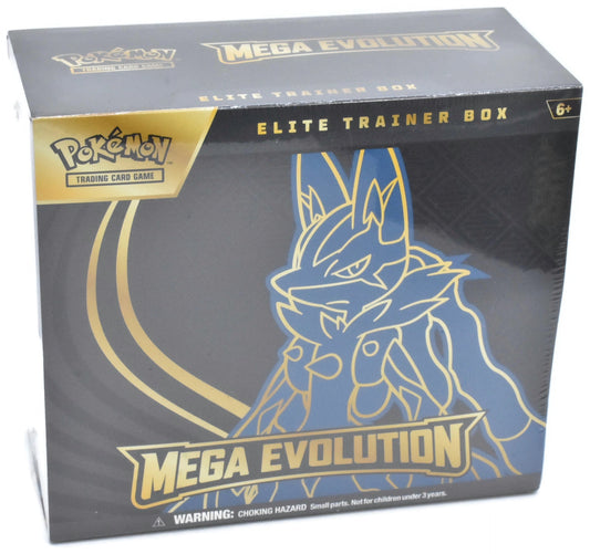 Pokemon TCG Mega Evolutions Elite Trainer Box Mega Lucario Factory Sealed