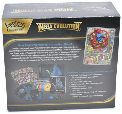 Pokemon TCG Mega Evolutions Elite Trainer Box Mega Lucario Factory Sealed