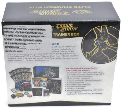Pokemon TCG Crown Zenith Elite Trainer Box Factory Sealed