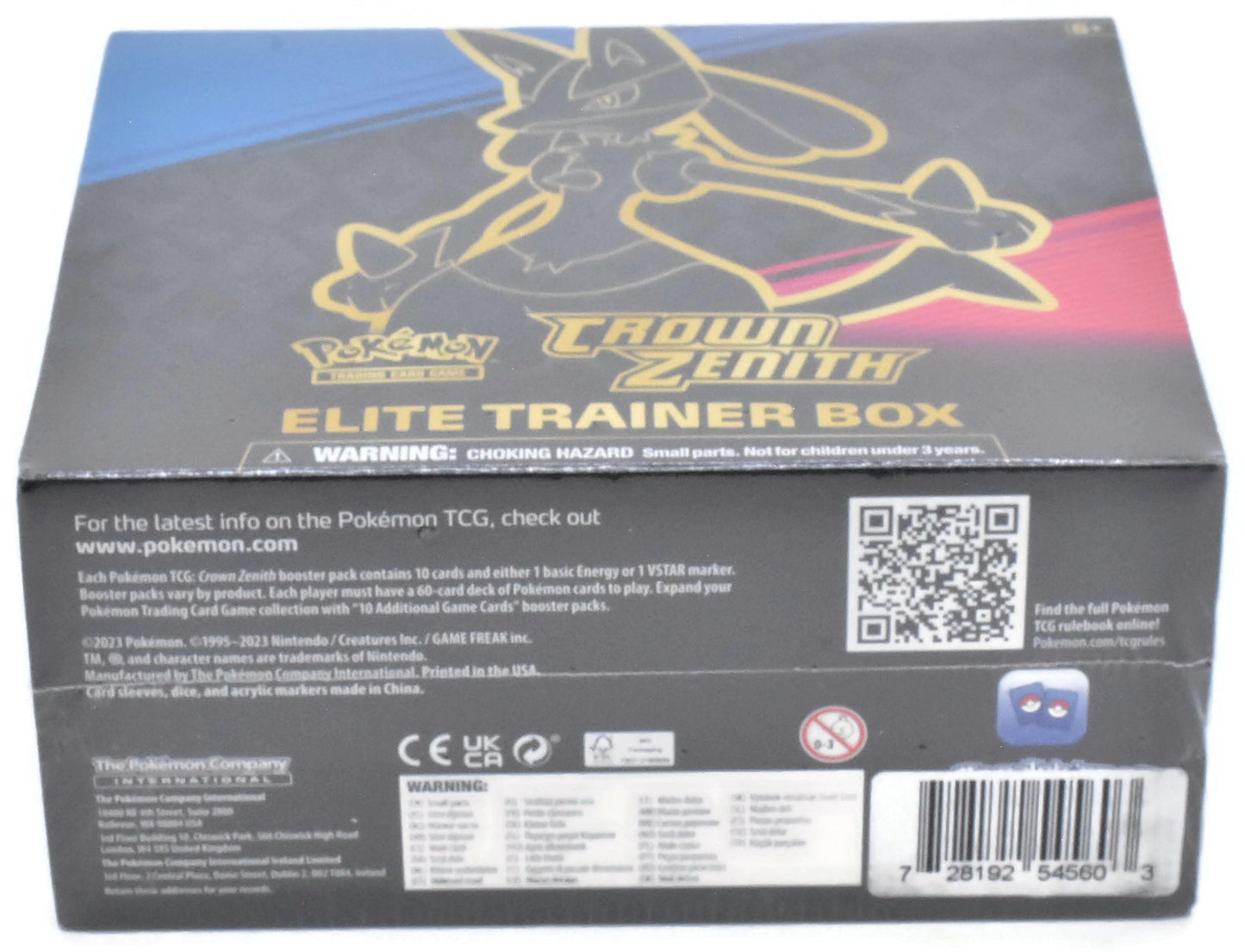 Pokemon TCG Crown Zenith Elite Trainer Box Factory Sealed