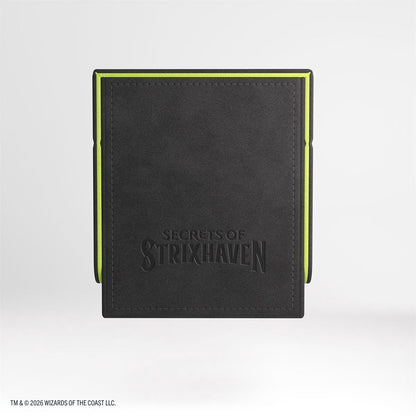 Deck Box: Magic: The Gathering-Secrets of Strixhaven: Squire Plus XL (100ct): Black / Green