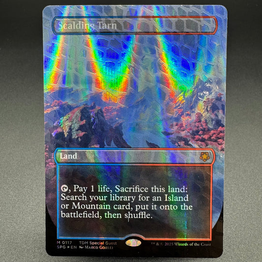 Scalding Tarn Borderless Dragonscale Foil Tarkir NM