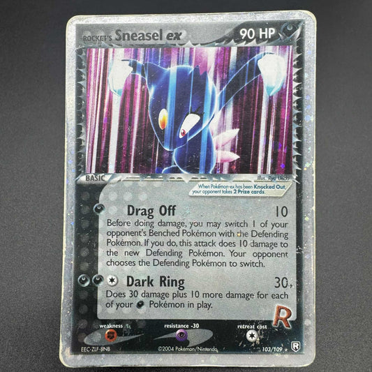 Rocket's Sneasel ex 103/109 Damaged