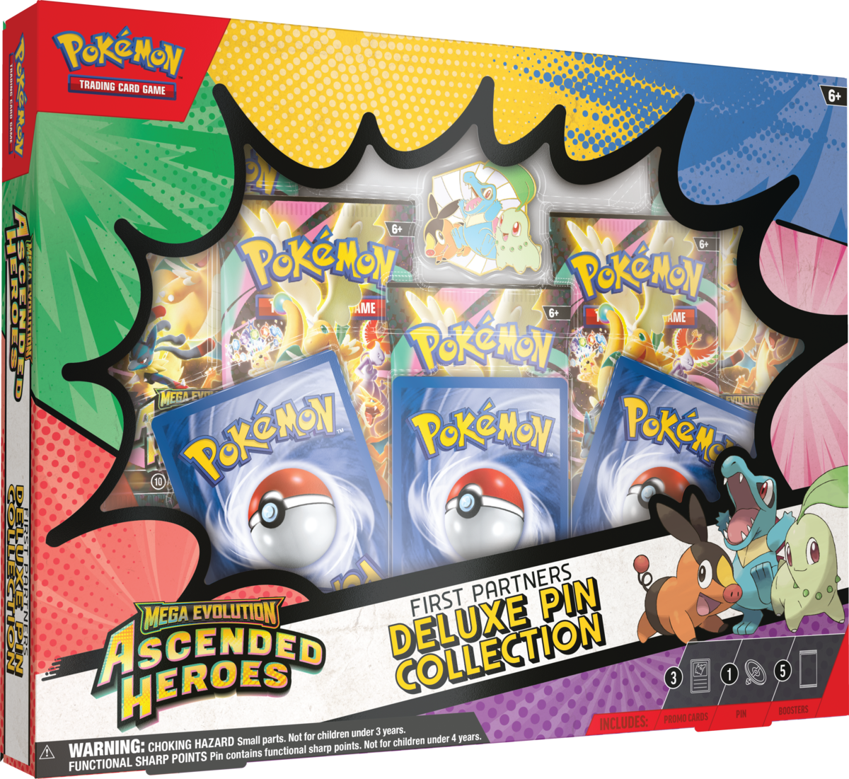 Pokemon TCG ME2.5 Ascended Heroes First Partners Deluxe Pin Collection (EN)
