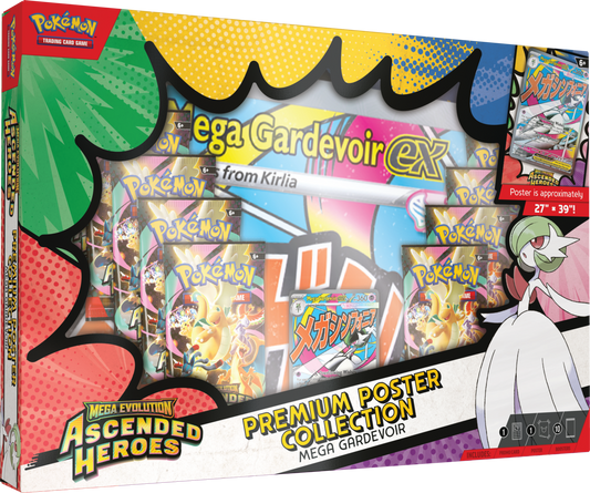 Pokemon TCG ME2.5 Ascended Heroes Premium Poster Collection Mega Gardevoir (EN)