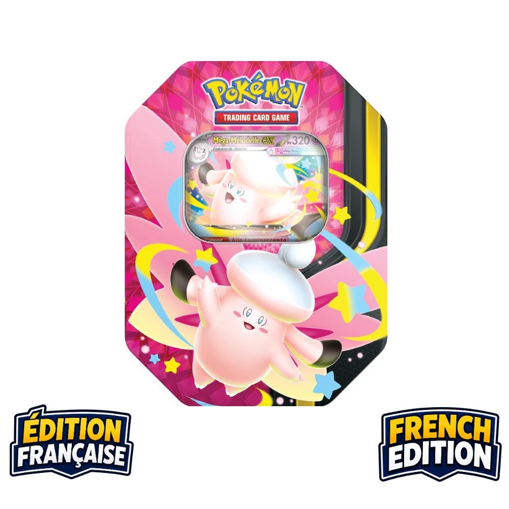 Pokemon TCG Mega Moonlit Mega Melodelfe Tin (FR)