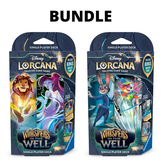 Disney Lorcana Set 10 Whispers in the Well Starter Deck Bundle (EN) (PRE ORDER)