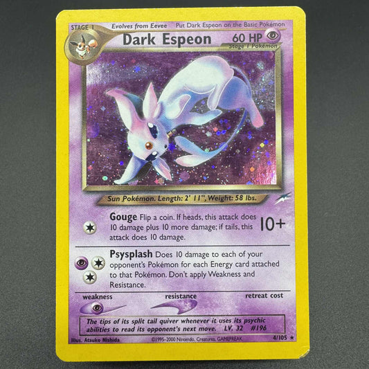 Dark Espeon 4/105 Neo Destiny Holofoil