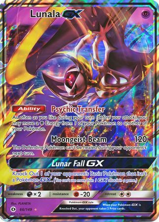 Lunala GX (66/149) (Jumbo Card) [Sun & Moon: Base Set]