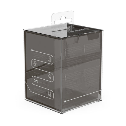 Ultimate Guard Deck Case Boulder 100+ Clear Onyx