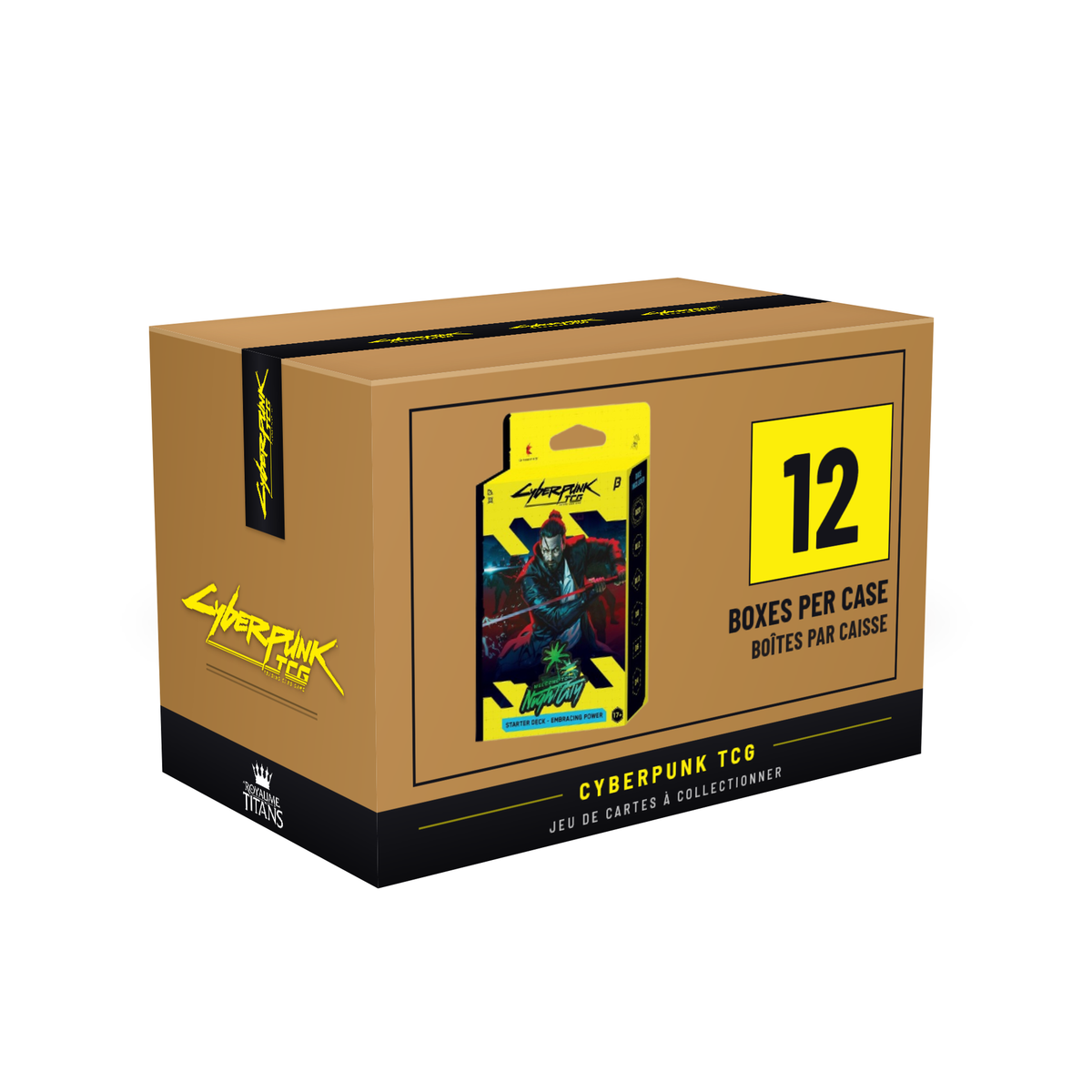 Cyberpunk TCG Welcome to Night City Beta Starter Deck Embracing Power Case (12 decks)