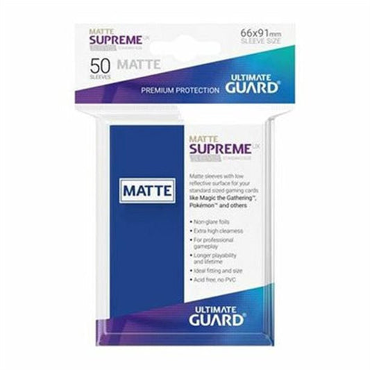 Ultimate Guard Sleeves Supreme Ux Matte Blue 50Ct