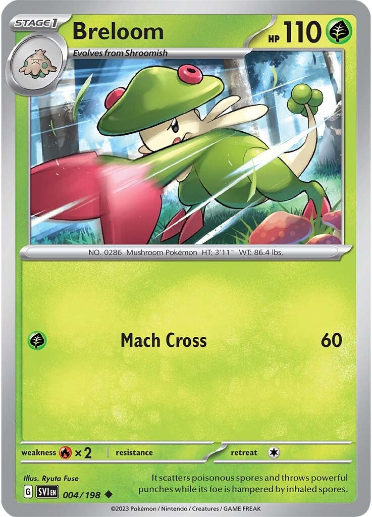 Breloom (004/198) [Scarlet & Violet: Base Set]