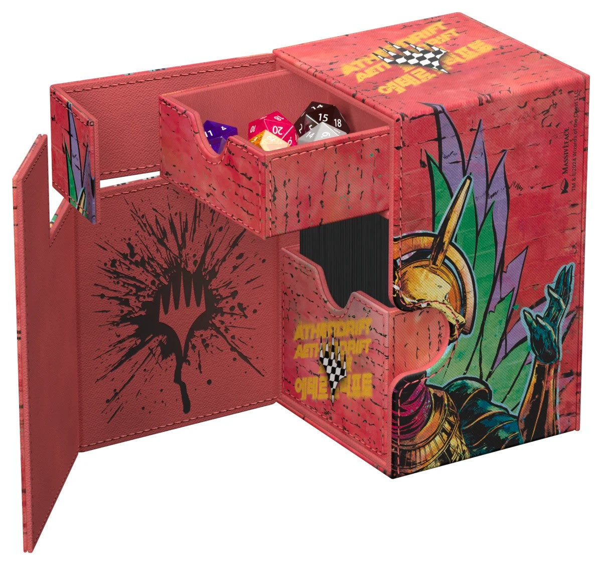 Ultimate Guard Flip N Tray Deck Case 100+ MTG Aetherdrift V1