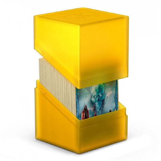 Ultimate Guard Deck Case Boulder 100+ Amber (Yellow)
