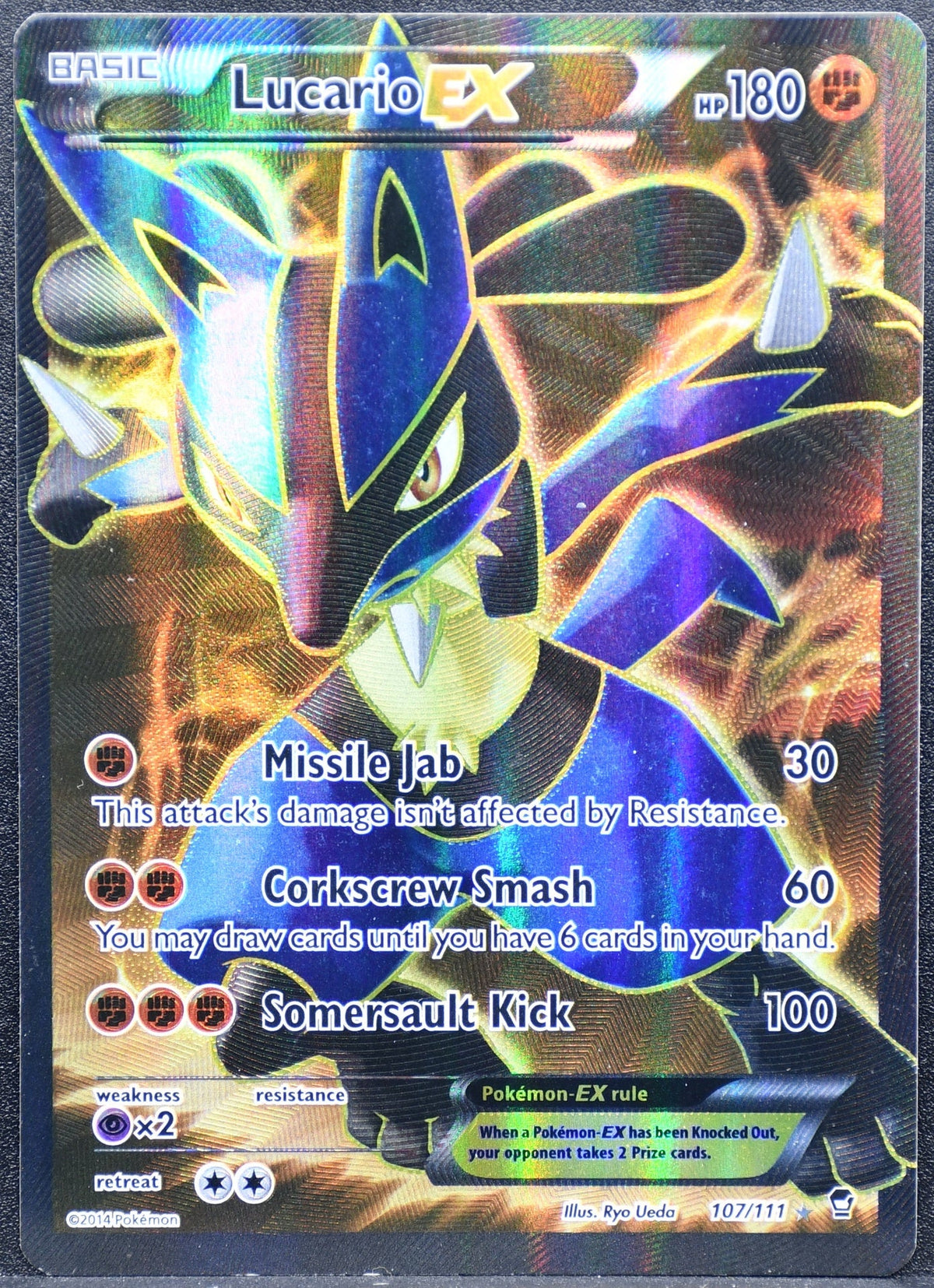 Lucario EX 107/111 Furious Fists Full Art MP