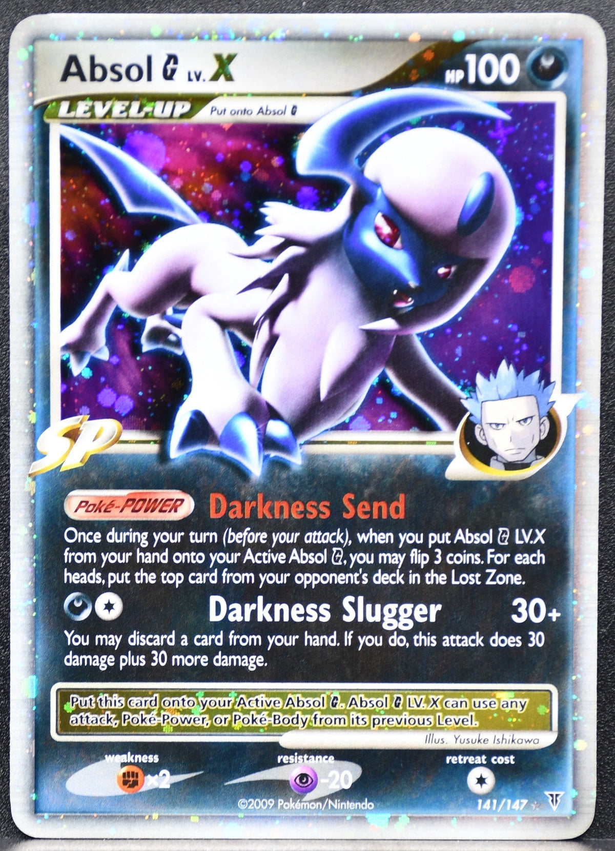Absol G Lv.X 141/147 Supreme Victors Holofoil Damaged