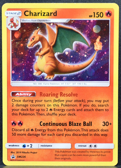 Charizard SM226 Sun & Moon Promo Holofoil LP