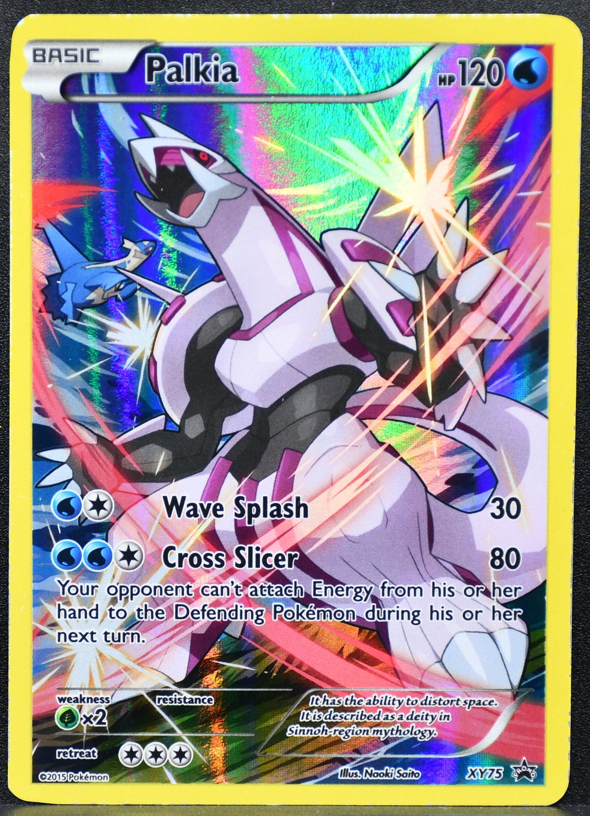 Palkia XY75 Black Star Promo Full Art MP