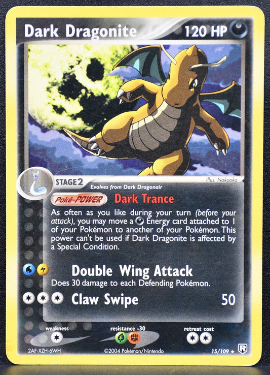 Pokemon TCG Dark Dragonite 15/109 Team Rocket Returns Non-Holo MP