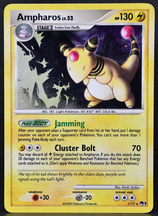 Pokemon TCG Ampharos Lv.52 1/17 POP Series 7 Holofoil MP