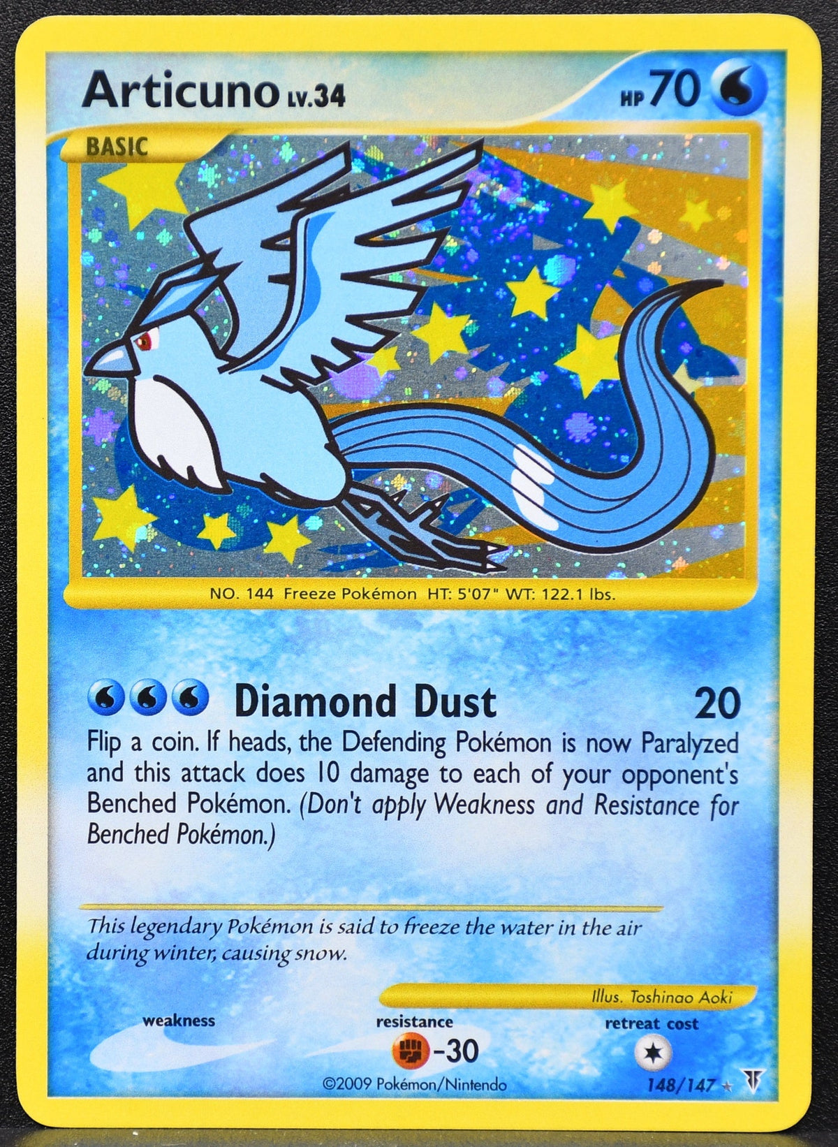 Pokemon TCG Articuno Lv.34 148/147 Supreme Victors Holofoil LP