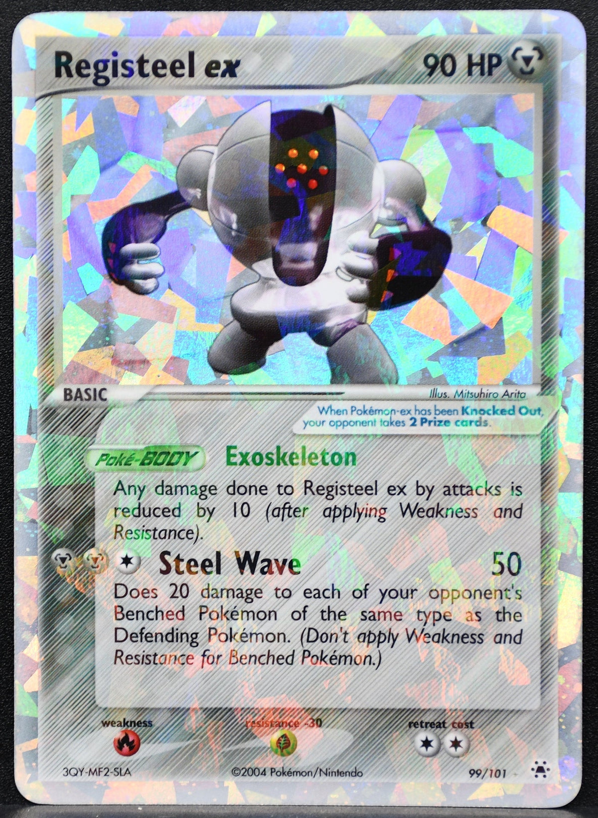 Pokemon TCG Registeel ex 99/101 Hidden Legends Holofoil LP