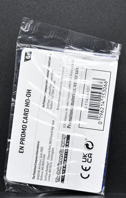 Pokemon TCG Ho-Oh 010/086 EB Games Promo Holofoil Sealed