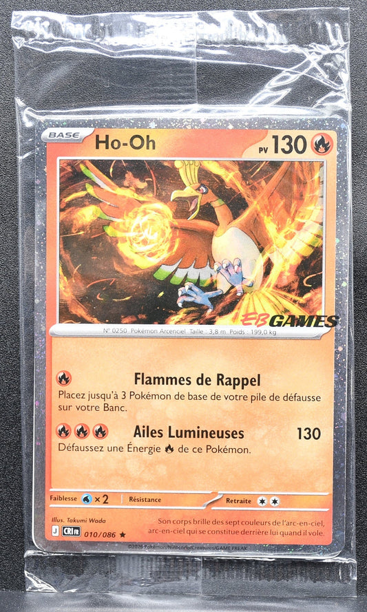 Pokemon TCG Ho-Oh FR 010/086 EB Games Promo Holofoil Sealed