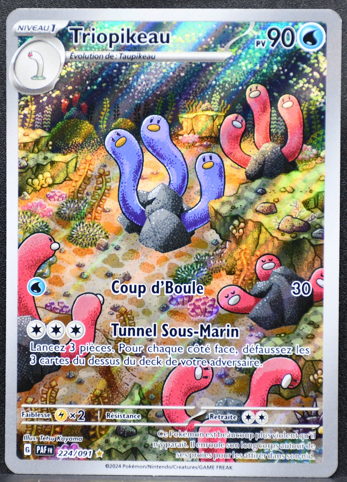 Pokemon TCG Triopikeau FR 224/091 Destines of Paldea Full Art NM