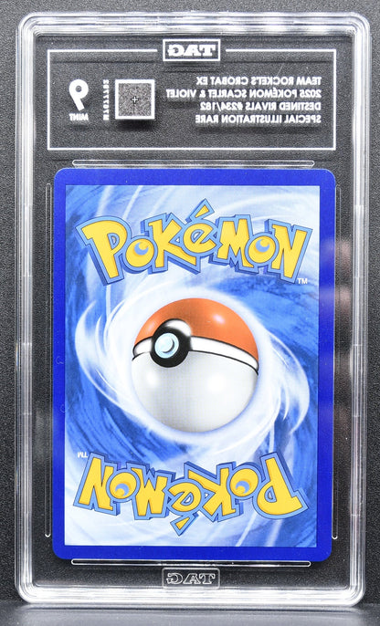 Pokemon TCG Team Rocket's Crobat ex 234/182 Destined Rivals Full Art TAG 9