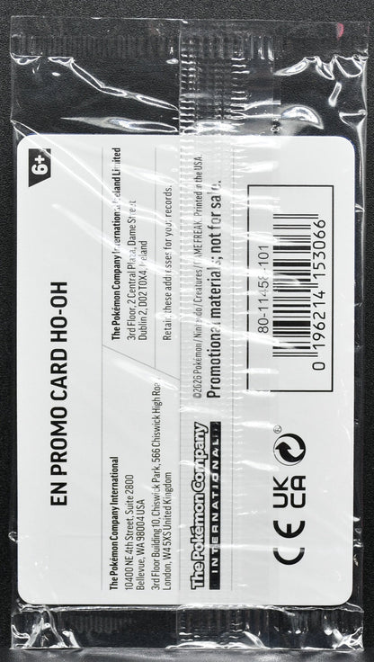 Pokemon TCG Ho-Oh 010/086 EB Games Exclusive Stamped Sealed EN
