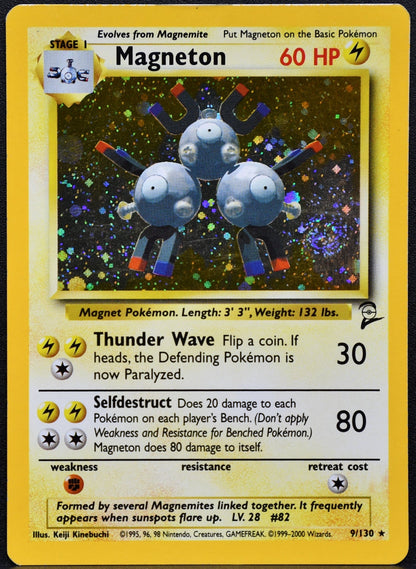 Pokémon Magneton 009/130 Base Set 2 MP