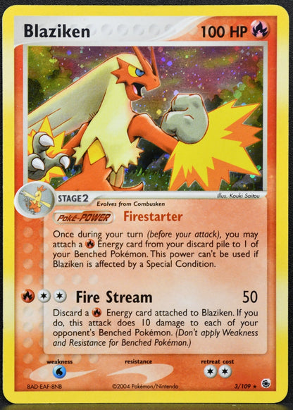 Blaziken 3 109 (3/109) - Ruby and Sapphire - LP