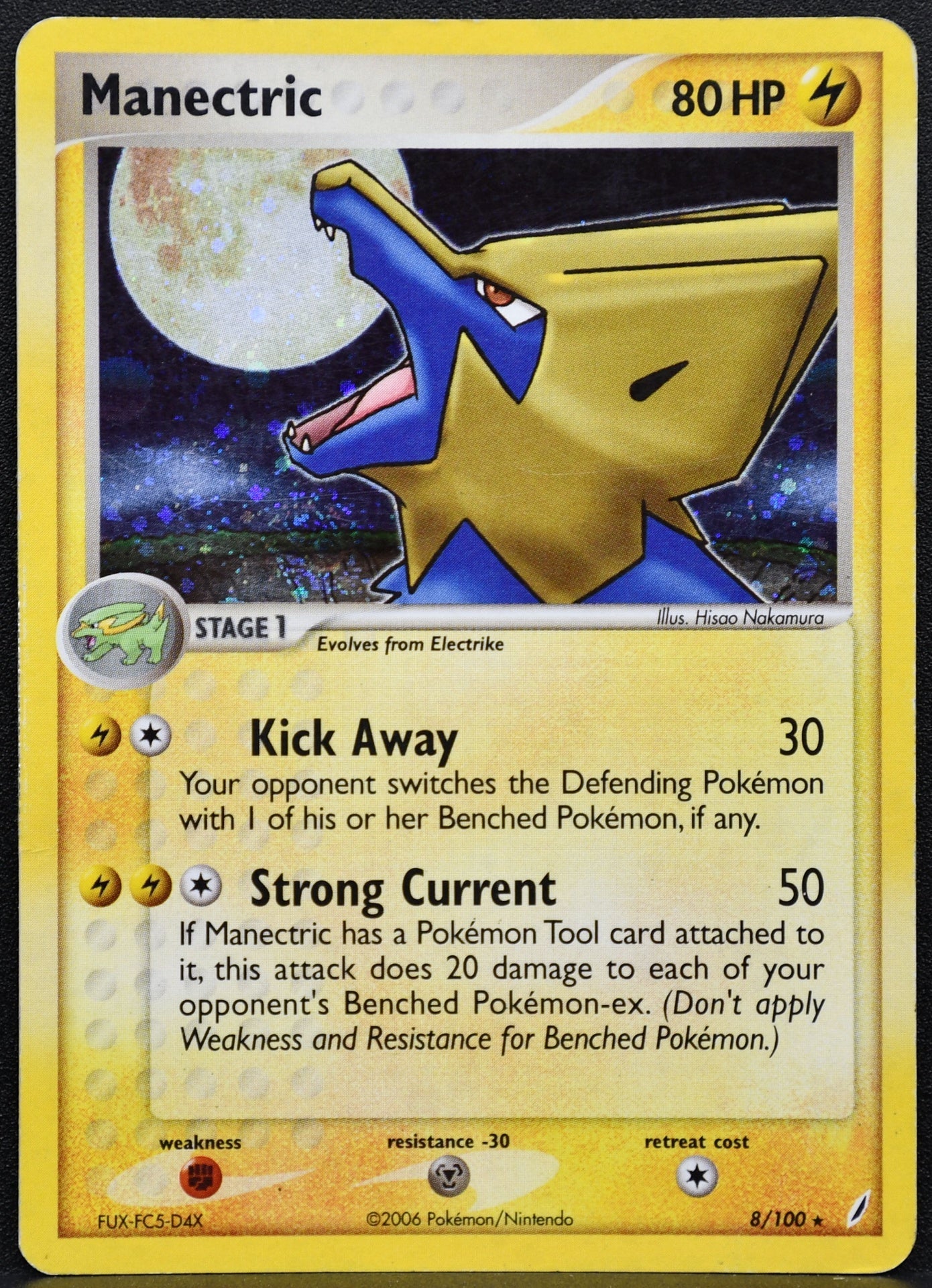 Manectric (8/100) Holofoil - Crystal Guardians - HP