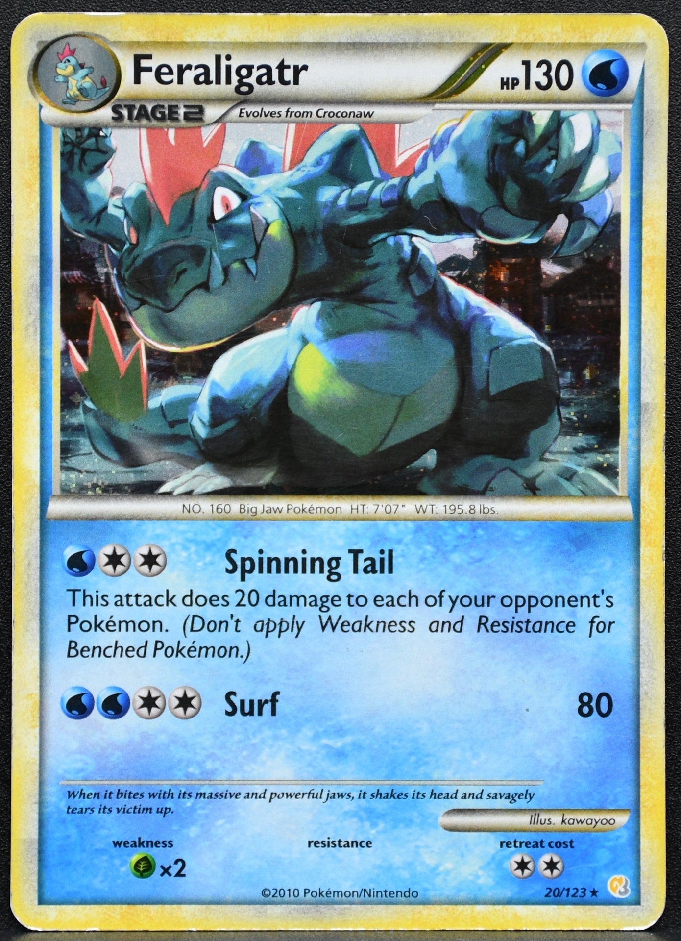 Feraligatr (20/123) HeartGold SoulSilver - HP