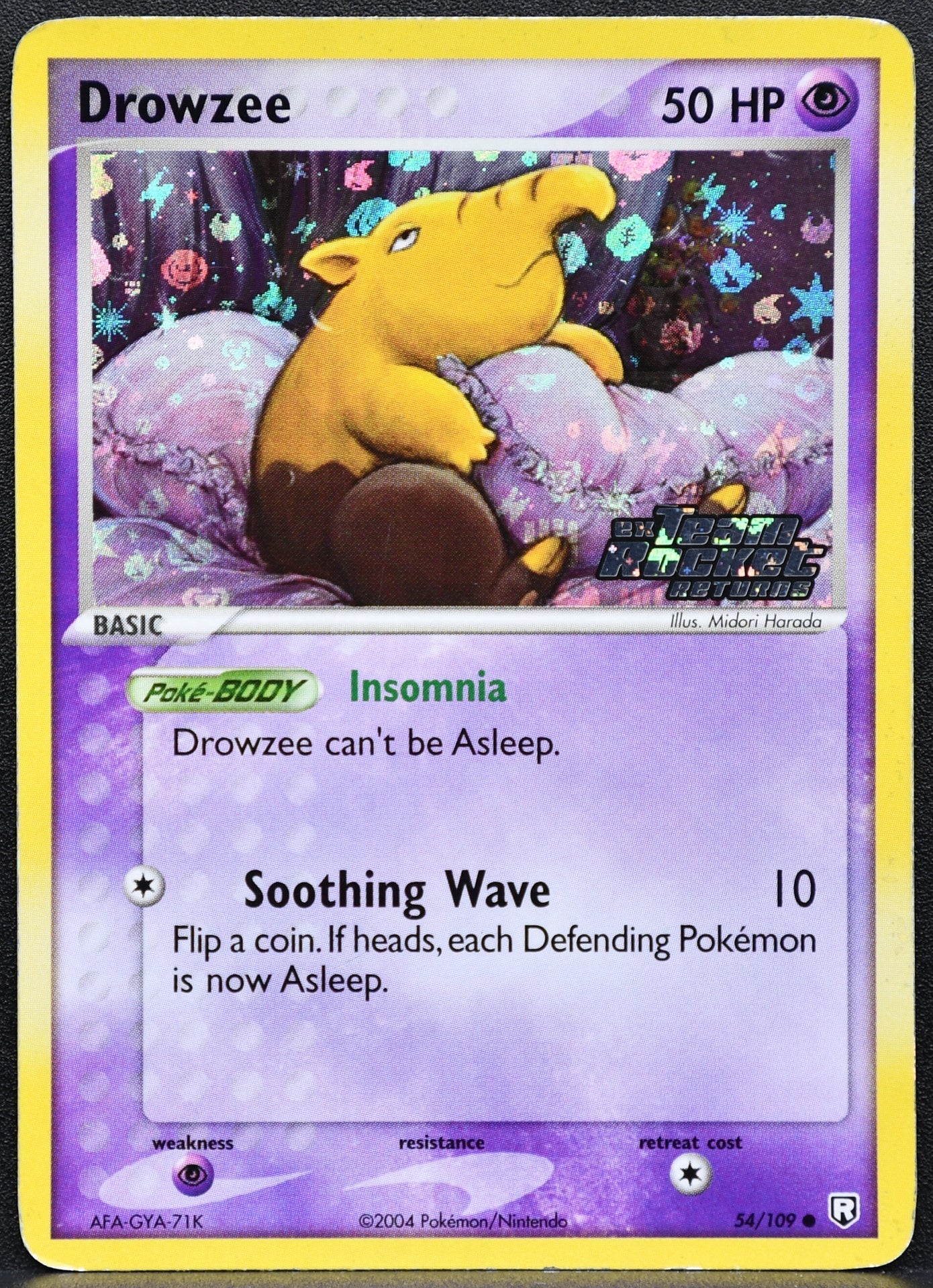 Drowzee (54/109) - Team Rocket Returns - HP