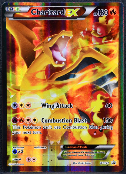 Pokemon TCG Charizard EX XY121 Promo DMG
