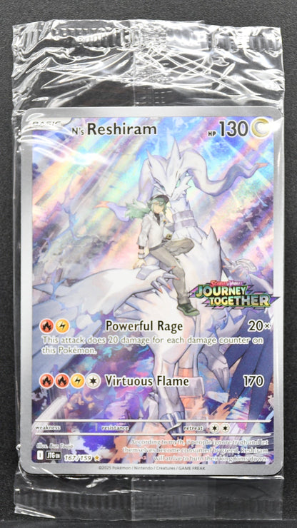Pokemon TCG N's Reshiram Stamped 167/159 Journey Together Sealed