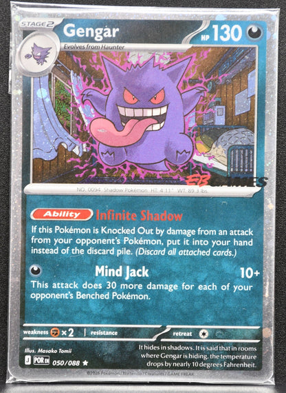 Pokémon TCG Gengar EB Games Promo Stamped 050/088 Sealed