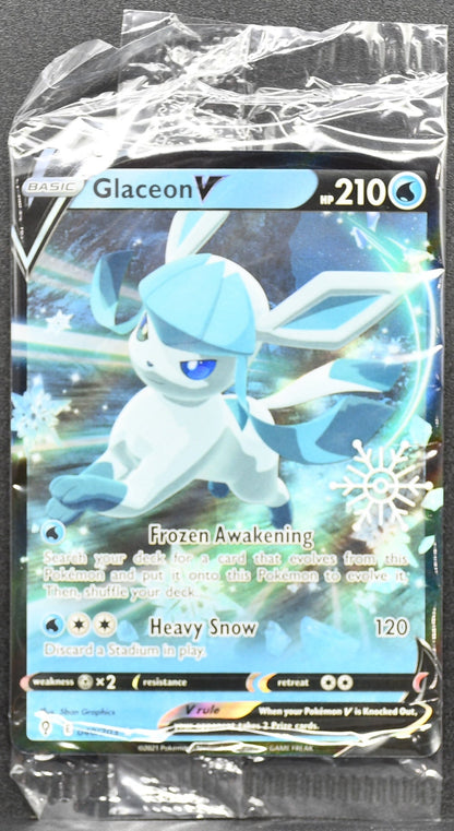 Pokemon TCG Glaceon V 040/203 Holiday Stamp Promo Sealed NM