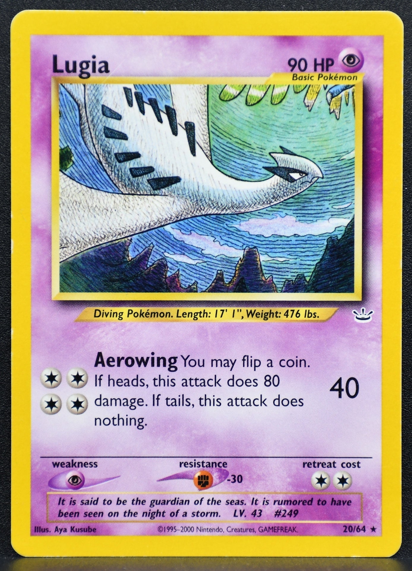 Pokemon TCG Lugia 20/64 Neo Revelation Unlimited MP