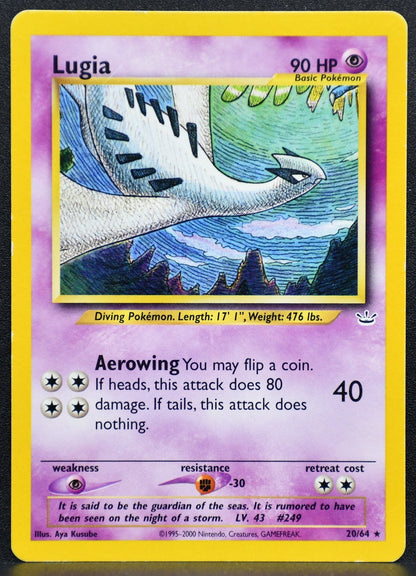 Pokemon TCG Lugia 20/64 Neo Revelation Unlimited MP