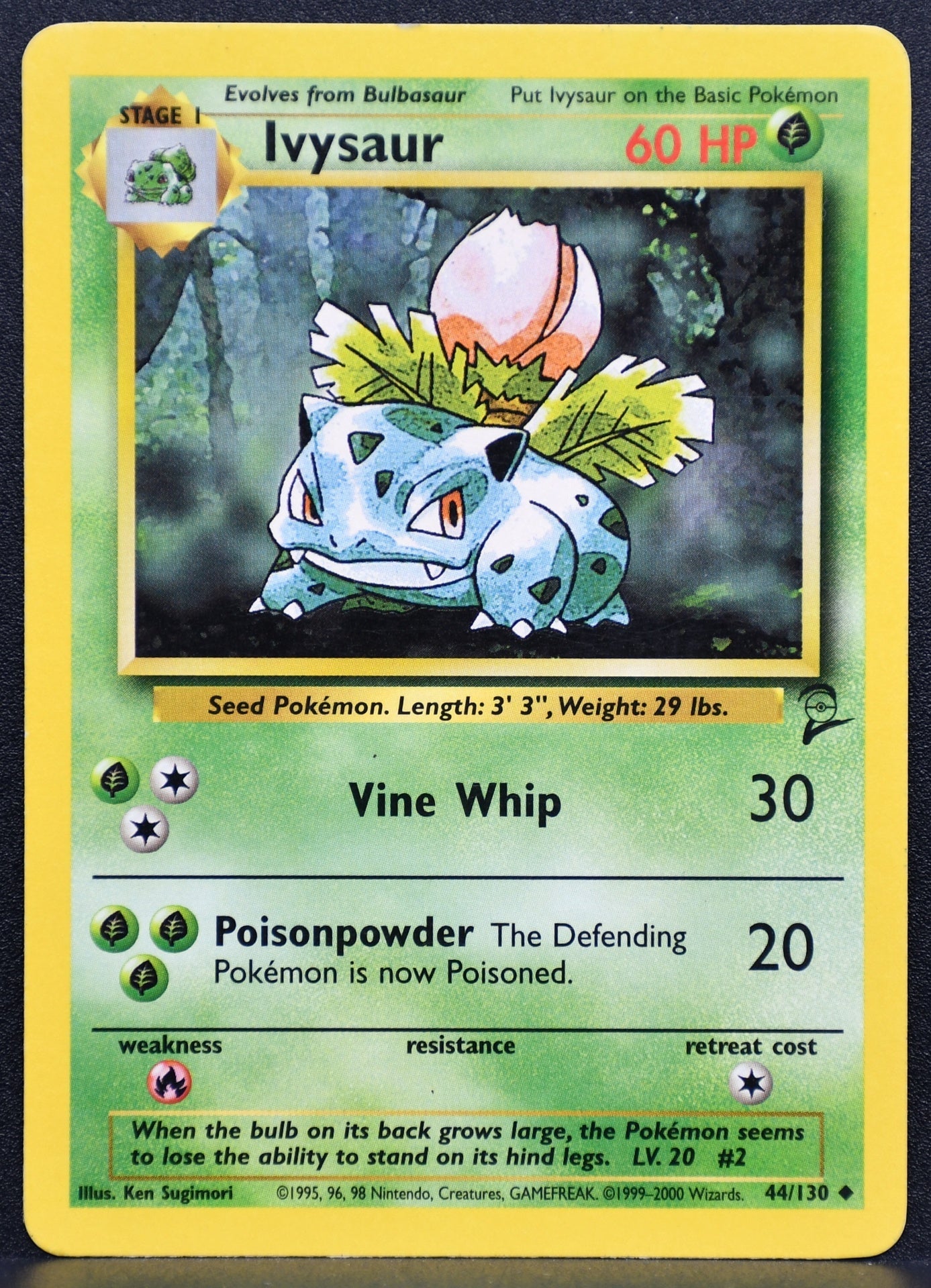 Pokemon TCG Ivysaur 044/130 Base Set 2 Normal MP