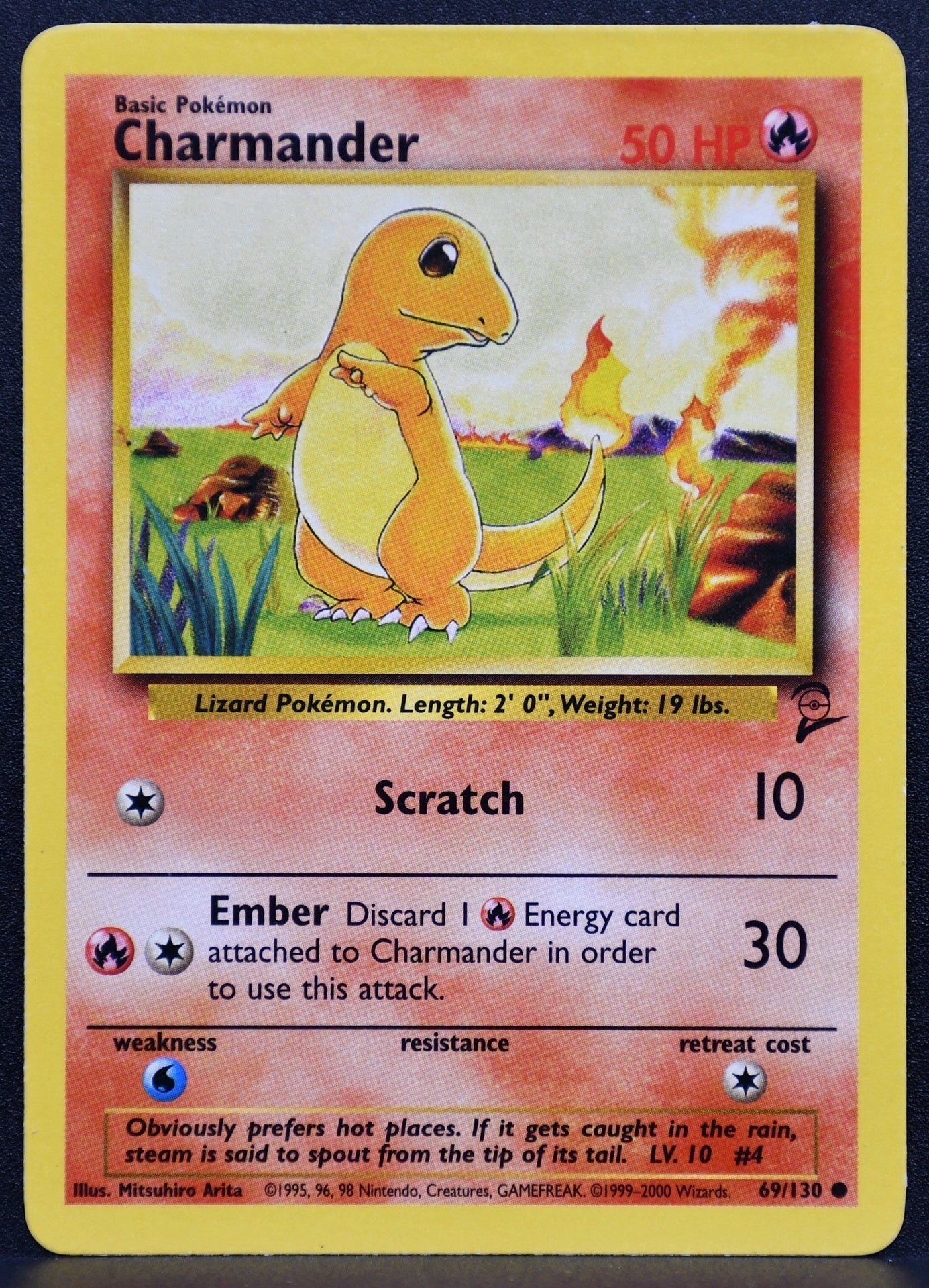 Pokemon TCG Charmander 069/130 Base Set 2 Normal MP