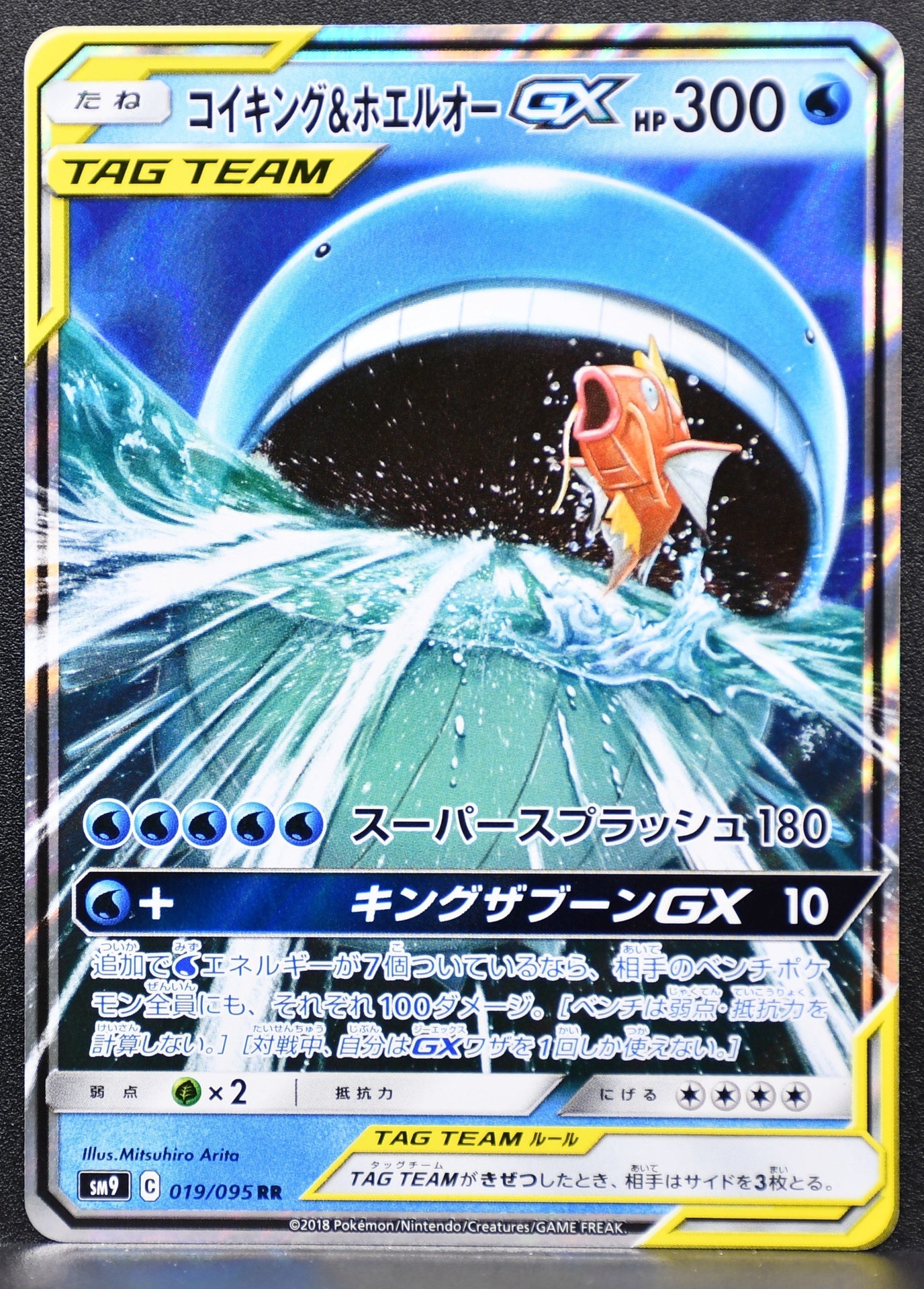 Pokemon TCG Magikarp & Wailord GX 019/095 SM9 SM9: Tag Bolt NM Holofoil JP