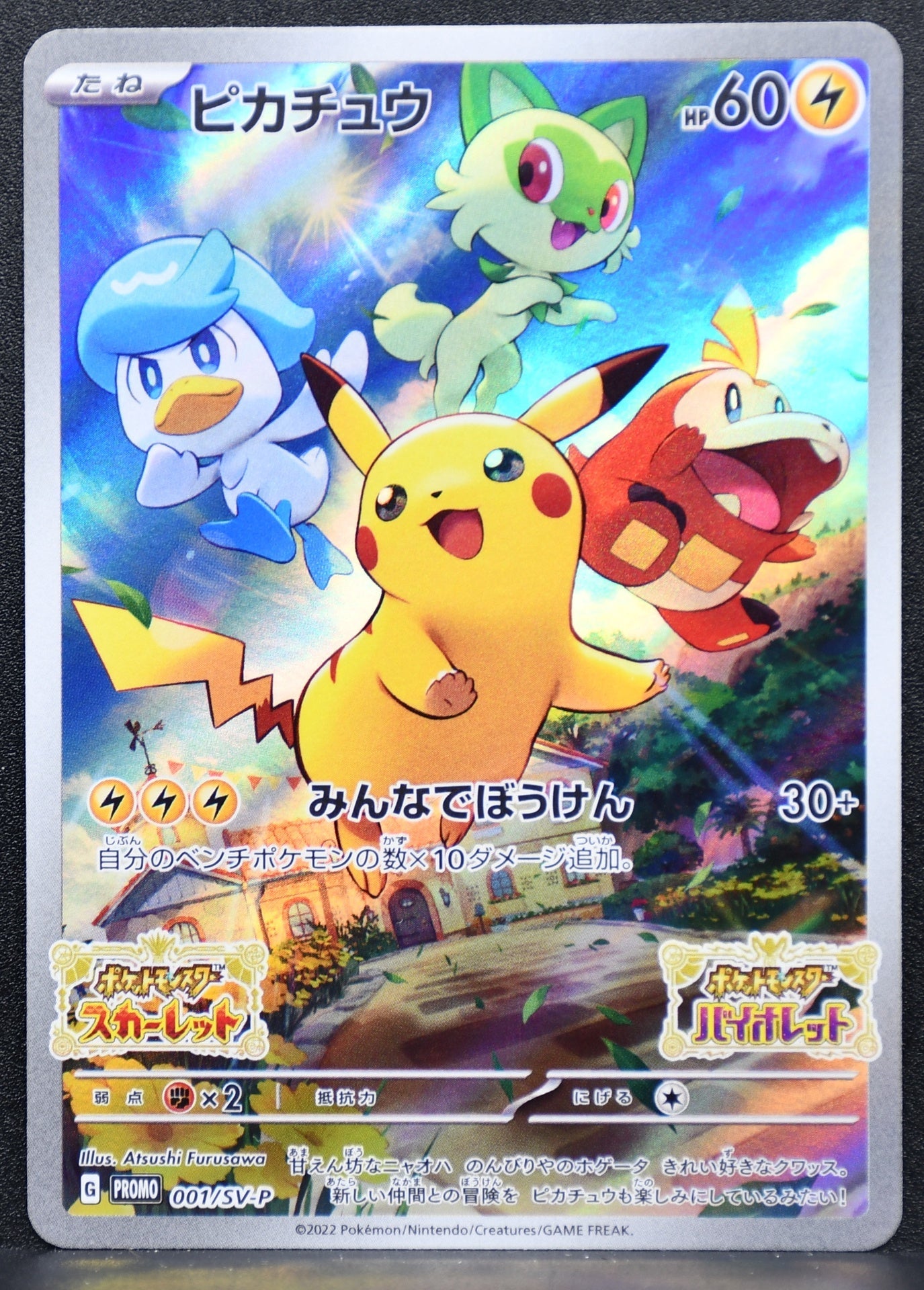 Pokemon TCG Pikachu 001/SV-P Promotional Cards NM JP